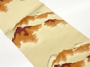 本場筑前博多山並模様織り出し名古屋帯